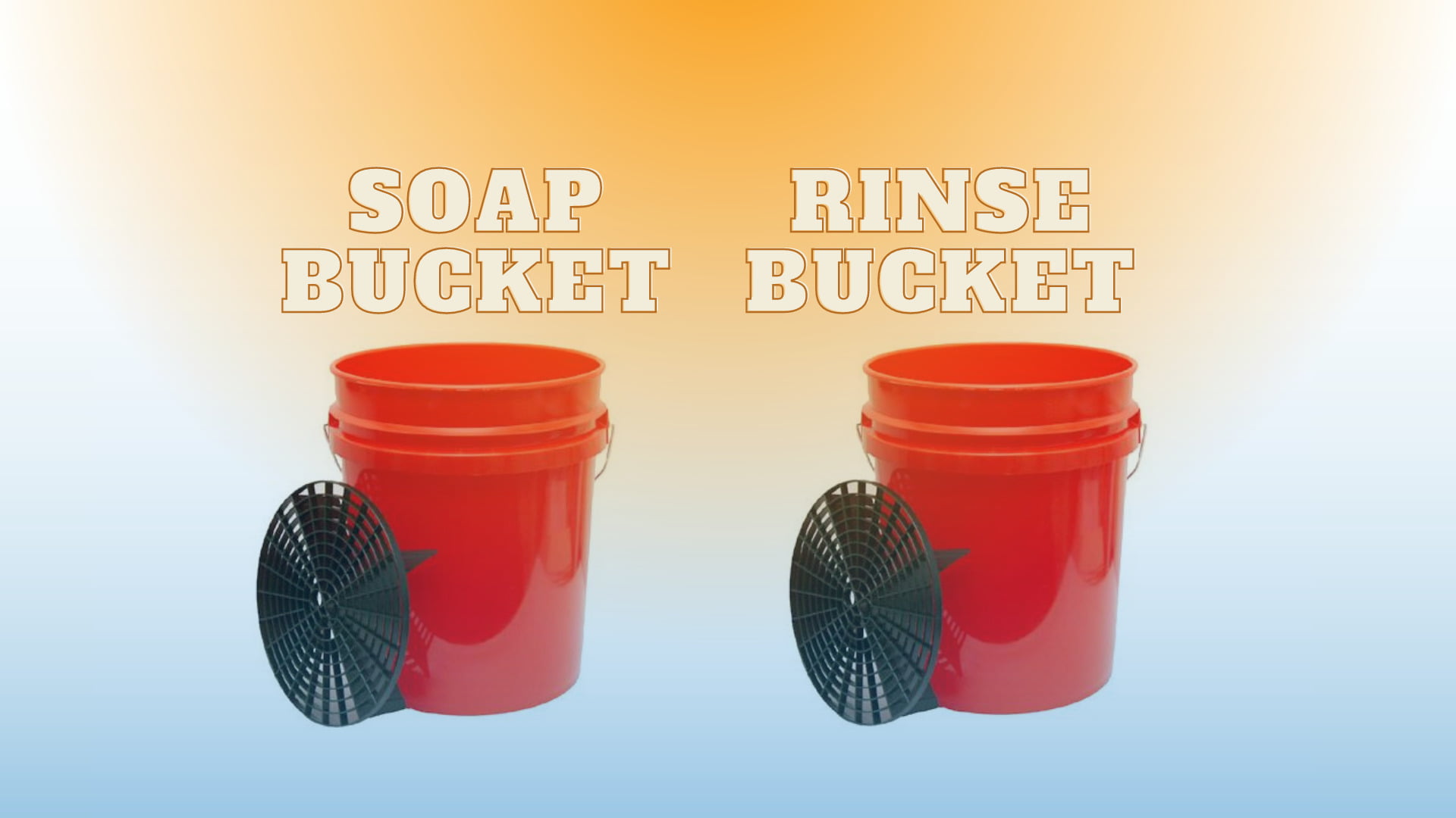 2-bucket car wash method