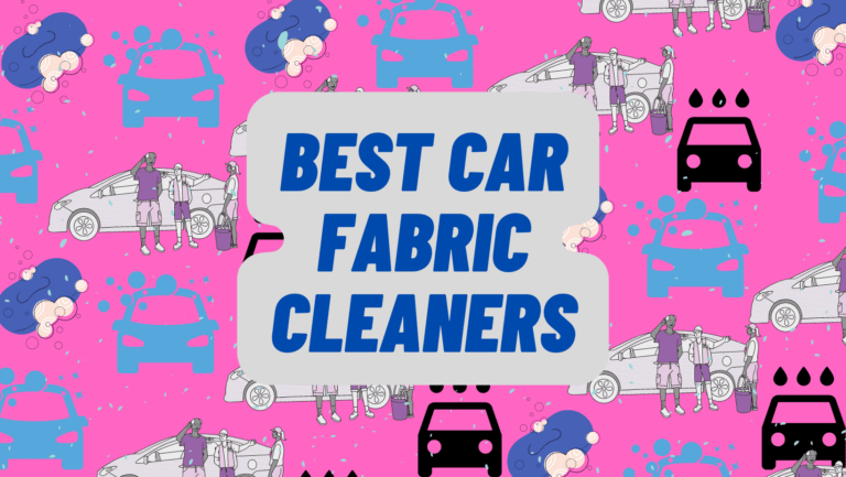 Best car Upholstery Cleaners | for extractor or by hand cleaning