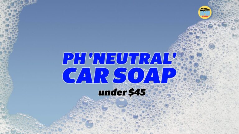 ph neutral car soap 2025